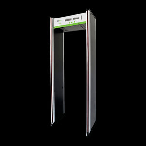 ZKTeco Walk through Metal Detector, 6 detection zones, 100 sensitivity levels, LED Display, Counter for alarm & people, Synchronous sound & LED alarm