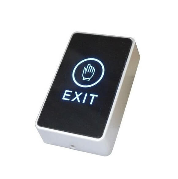 ZKTeco zkel00006 Securi-Prod Touch to Exit Sensor, Indoor Slave touch exit button, Security and Access Control, Door Accessories, ZK-Exit-Button-EB2