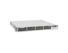 Load image into Gallery viewer, Cisco Catalyst C9300-48P-A 48Port POE Gigabit Ethernet switch, 48*1G copper with modular uplinks, PoE+, Network Advantage Enterprise Switch
