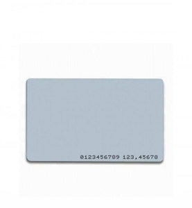 ZKTeco - RFID card, 125kHz thin card with numbers, Printable, 125kHz Proximity Card, Read only, Printed and Not printed version, Access Control Card