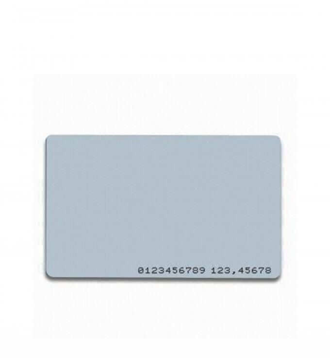 ZKTeco - RFID card, 125kHz thin card with numbers, Printable, 125kHz Proximity Card, Read only, Printed and Not printed version, Access Control Card