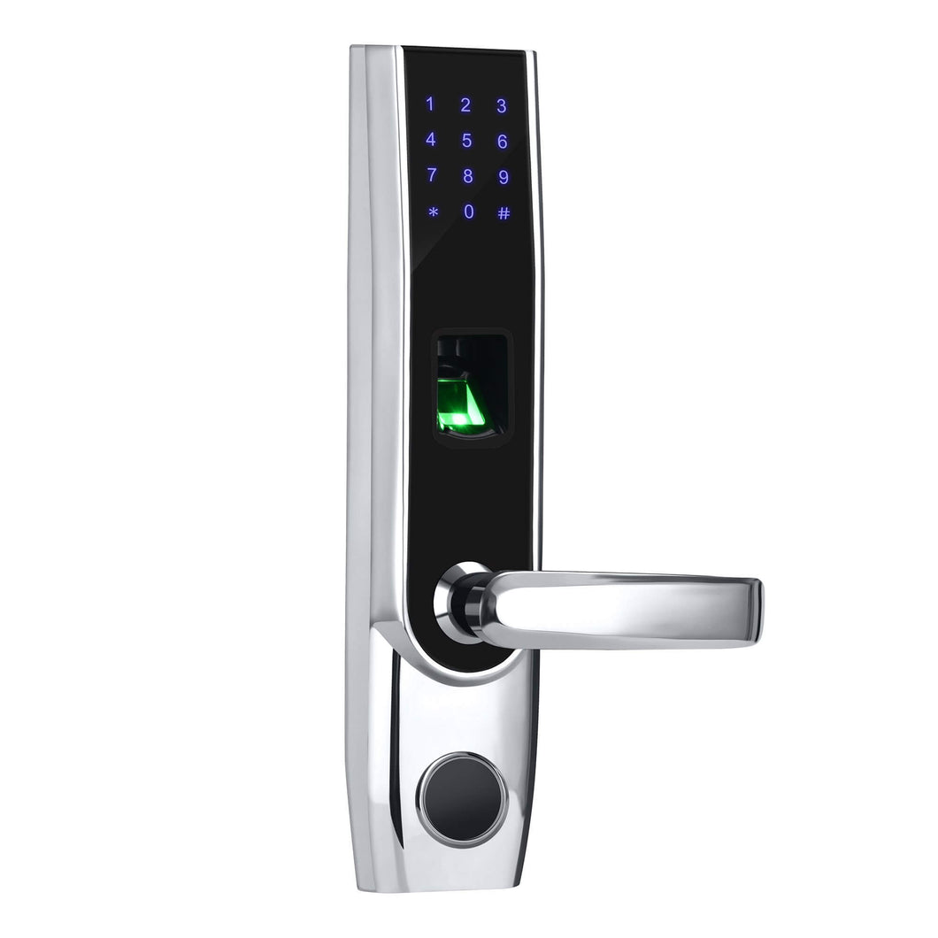 ZKTeco - Smart Bluetooth Stand Alone Lock: Handle Direction-Right, Visitor Password, Records Checking, 4x AA batteries, ZK-TL400B