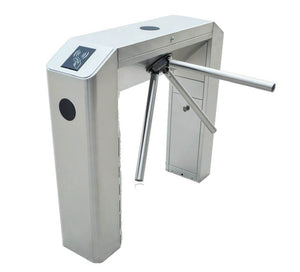 ZKTeco Tripod turnstile with RFID readers and a C3-200 built in controller, Controller based, indoor use, 220V, 25-48 passage /minute, AC220V supplied