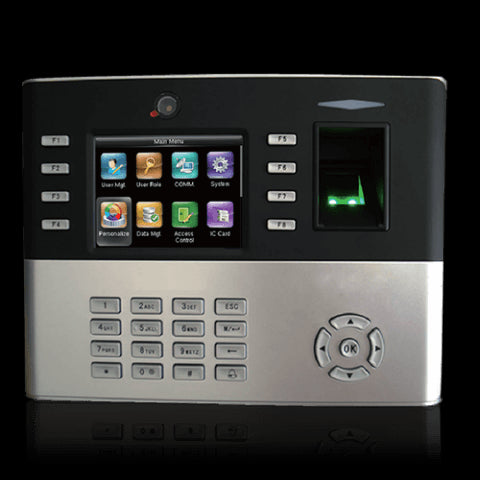 ZKTeco iClock990 Fingerprint, Code and RFID Time and Attendance Terminal, Fingerprint Recognition T and A and Access Terminal, Comes with Power Supply