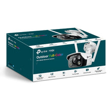 Load image into Gallery viewer, TP-Link VIGI 4MP Outdoor Full-Color Wi-Fi Bullet Network Camera, IR/White Light, 12V DC, 4 mm Fixed Lens, Built-In Mic, Speaker, micro-SD Slot, IP66
