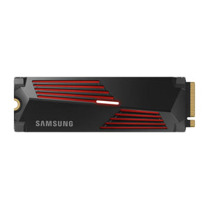 Samsung MZ-V9P4T0CW 990 Pro 4 TB NVMe SSD W/Heatsink, Read Speed up to 7450 Mb/s; Write Speed up to 6900 Mb/s, Component for PC/Game console