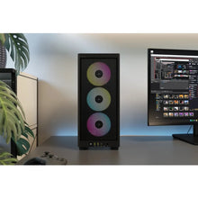 Load image into Gallery viewer, Corsair 2000D RGB ICUE Airflow Tempered Glass ITX-Tower, PC CASE, Black, AF Slim fans/SF PSU only, 2.5&quot; HDD, Width 200 mm, Depth 271 mm, Height 458 mm
