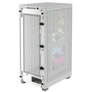 Corsair 2000D ICUE Airflow Tempered Glass ITX-Tower; PC CASE, White; AF Slim fans/SF PSU only