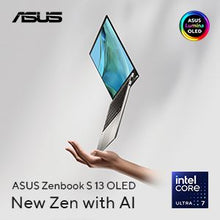 Load image into Gallery viewer, Asus ZenBook S UX5304MA-OU71610G0X Notebook, 13.3&#39;&#39; OLED WQXGA+, Grey, Ultra 7 155U, 16GB LPDDR5X, 1TB SSD, includes Sleeve, CoPilot Ready, Win11 Pro
