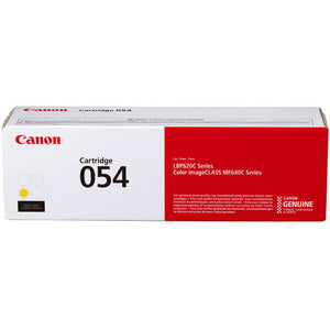 Canon 054 Toner Cartridge (Yellow) Page Yield: up to 1200 pages - 3021C002AA