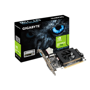 Gigabyte GV-N710D3-2GL Graphics nVidia GeForce GT 710 2GB GDDR3 VGA/DVI-D/HDMI