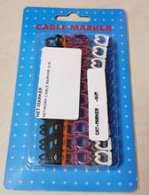 Load image into Gallery viewer, Acconet Network Cable Marker Pack Number 0-9 (10 of each), Cable Management Kit, Cabling &amp; Cabinets, LAN Cable &amp; Connectors, Utilities, CAT-Marker-NUM
