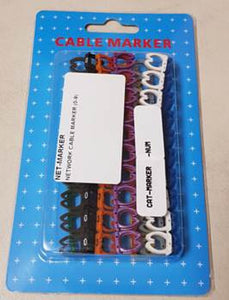 Acconet Network Cable Marker Pack Number 0-9 (10 of each), Cable Management Kit, Cabling & Cabinets, LAN Cable & Connectors, Utilities, CAT-Marker-NUM