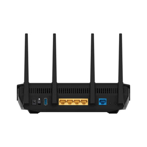 Asus RT-AX5400 Dual-band (2.4GHz / 5GHz) WiFi 6 (802.11ax) Extendable Router; built-in VPN; AiMesh-Compatible, 4× Ethernet LAN (RJ-45) ports, USB Port