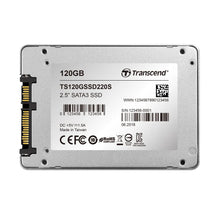 Load image into Gallery viewer, Transcend TS120GSSD220S 120GB 2.5&#39;&#39; SATA3 SSD220 SSD Drive - TLC, 500 MB/s Read, 300 MB/s Write, 6 Gbit/s data transfer, Component for PC/notebook
