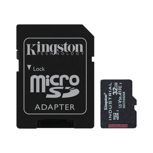 Kingston 32Gb Microsdhc Industrial C10 A1 Pslc Card + Sd Adapter Sdcit2/32Gb
