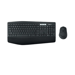 Logitech MK850 Performance Wireless Keyboard and Mouse Combo - LOGI Unifying USB receiver + Bluetooth technology