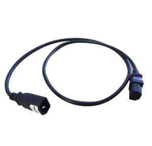 Power Cord - Kettle Cord (C13) Male-Female Extension Cable, 1 Meter, Power and Surge, Electrical and Power Accessories, Power Cords, ZpwrCORD-MF1