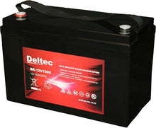 Load image into Gallery viewer, Deltec 12V 100Ah Sealed Gel Battery, Long-lasting and Reliable Power Source for Your Devices, Power and Surge, UPS and Solar, Battery Power Backup
