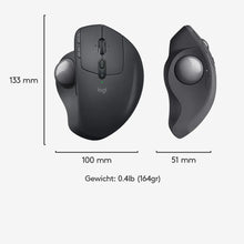 Load image into Gallery viewer, LOGi MX-ERGO Wireless Mouse Trackball A new standard of comfort and precision Advanced tracking, 910-005179
