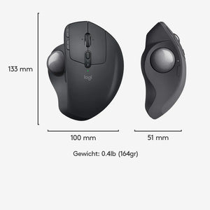 LOGi MX-ERGO Wireless Mouse Trackball A new standard of comfort and precision Advanced tracking, 910-005179