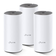 Load image into Gallery viewer, TP-Link Deco E4 AC1200 router Whole-Home Mesh System (3 Pack), Wi-Fi router, MU-MIMO, Qualcomm CPU, 2 x FE Ports, Beamforming, Alexa Supported
