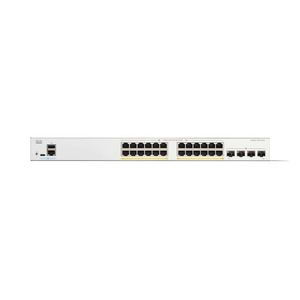 Cisco Catalyst 24 Port 4 SFP Gigabit Ethernet Managed Switch, with 24*10/100/1000 ports, 4*Gigabit SFP Ports, Rack-mountable, C1300-24T-4G