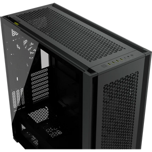 Corsair 7000D Airflow Tempered Glass Full Tower PC CASE Black, 6x3.5''; 4x2.5'', Upto 420mm Liquid Cooler, ATX, Width 248mm, Depth 550mm, Height 600mm