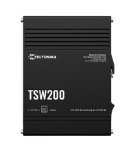 Load image into Gallery viewer, Teltonika TSW200 8x Gigabit Ethernet LAN with speeds up to 1000 Mbps (1 Gbps), 2 x SFP, PoE Switch (240W)
