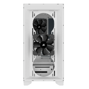 Corsair CC-9011252-WW 3000D Tempered Glass Mid-Tower PC CASE White, Supported HDD sizes: 2.5,3.5". Width: 230 mm, Depth: 462 mm, Height: 466 mm