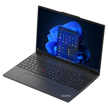 Load image into Gallery viewer, Lenovo ThinkPad E16 Gen 2 |AMD R7-7735HS|BLACK|16&#39;&#39; WUXGA|8GB DDR5 SD|512GB NVMe|RJ45|Backlit Keyboard|1-year Carry-in|WIN11 Pro
