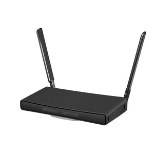 MikroTik hAP AC3 - dual-chain, dual-band 2.4/5 GHz, Desktop WiFi Router, Black, 5 Gigabit Ethernet ports, 256 MB of RAM and quad-core CPU, PoE support