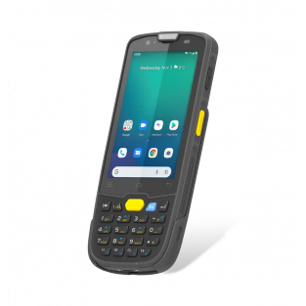 Newland MT6755 Sei Mobile Computer, Barcode reader with 4'' touchscreen; 2D CMOS Mega Pixel imager with Laser Aimer (CM6x); 4GB/64GB; Bluetooth; WiFi