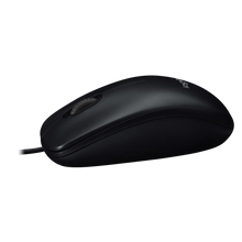 Load image into Gallery viewer, LOGI M90 Corded Mouse  (Black) USB 3 buttons optical tracking with wheel, 910-001793
