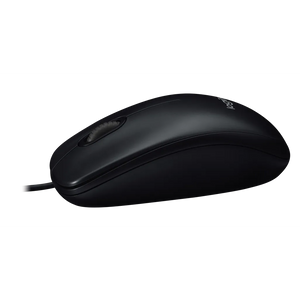 LOGI M90 Corded Mouse  (Black) USB 3 buttons optical tracking with wheel, 910-001793