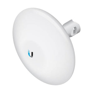 Ubiquiti UISP airMAX NanoBeam 5AC Gen2, 19dBi antenna, Outdoor UV Stabilized Plastic, dedicated WiFi radio for management, quick setup via UMobile App