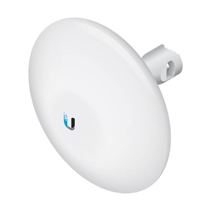 Ubiquiti UISP airMAX NanoBeam 5AC Gen2, 19dBi antenna, Outdoor UV Stabilized Plastic, dedicated WiFi radio for management, quick setup via UMobile App