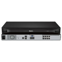Load image into Gallery viewer, Dell Digital Dav2108 8-Port analog KVM Switch, upgradeable to digital KVM switch with 1 local user, 1 power supply 120 - 230V, 1U Rack 450-ADZM
