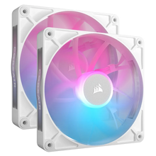 Load image into Gallery viewer, CORSAIR RX Series; iCUE LINK RX140; 140mm Fan; Dual Pack, Noise level (high speed): 36 dB, Maximum airflow: 94.7 cfm, Product colour: White
