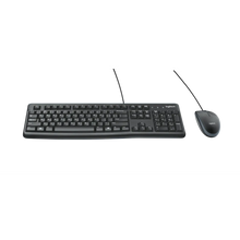 Load image into Gallery viewer, Logitech Desktop MK120 Corded Keyboard and Mouse Combo spill resistant
