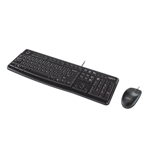 Logitech Desktop MK120 Corded Keyboard and Mouse Combo spill resistant