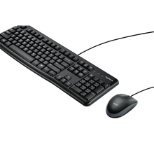 Load image into Gallery viewer, Logitech Desktop MK120 Corded Keyboard and Mouse Combo spill resistant
