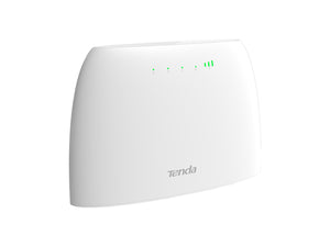 Tenda 4G LTE CAT 4 150Mbps Desktop WiFi Router, featuring 802.11b/g/n, 1x 10/100 LAN/WAN Ports, 1x 10/100 LAN Port, 1x 2FF SIM Card Slot, TR069 | 4G03