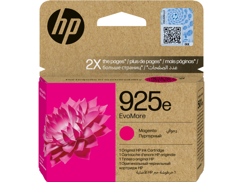 Hp 925E Evomore Magenta Original Ink Cartridge 4K0W1Pe