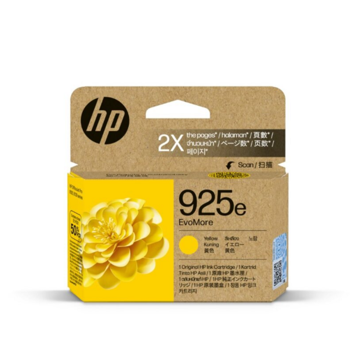 Hp 925E Evomore Yellow Original Ink Cartridge 4K0W2Pe