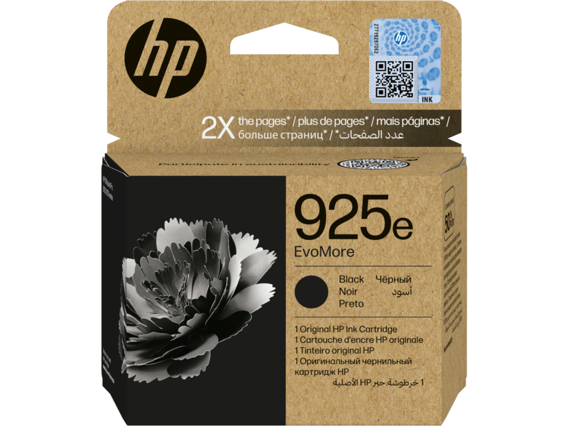 Hp 925E Evomore Black Original Ink Cartridge 4K0W3Pe
