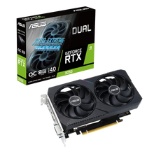 Load image into Gallery viewer, ASUS Graphics Card/NVIDIA/PCIe4/8GB GDDR6/OC mode:1852 MHz/Default mode:1822 MHz/1xDVI/1xHDMI/1xDP/450W
