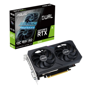 ASUS Graphics Card/NVIDIA/PCIe4/8GB GDDR6/OC mode:1852 MHz/Default mode:1822 MHz/1xDVI/1xHDMI/1xDP/450W