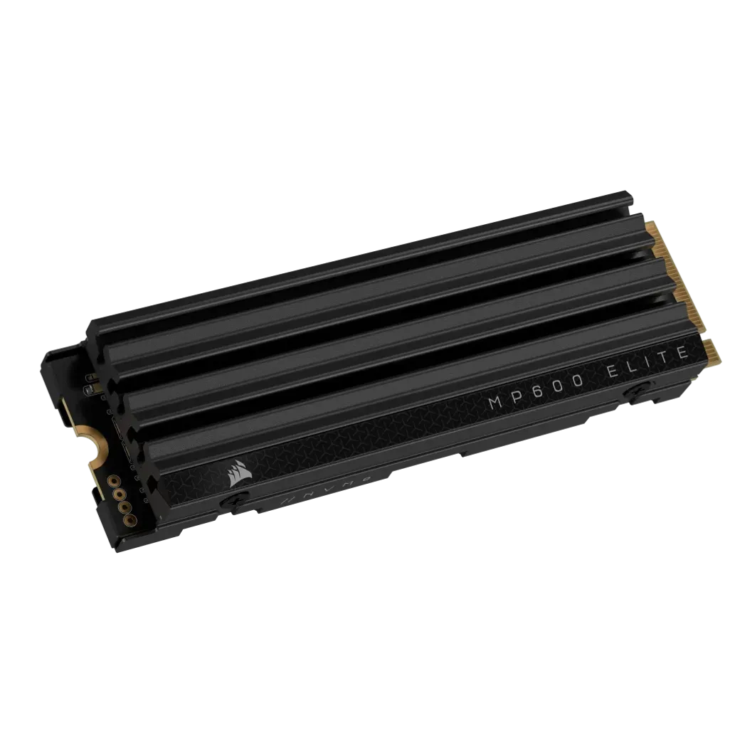 Corsair MP600 ELITE 2TB Gen4 PCIe x4 NVMe M.2 SSD with heatsink, Component for PC