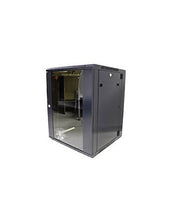 Load image into Gallery viewer, 4U Wallbox, Swing Frame, 600mm Deep, Black, Empty Cabinet, Ideal for storage of Network equipment such as Routers, Switches, Servers, Network Cables
